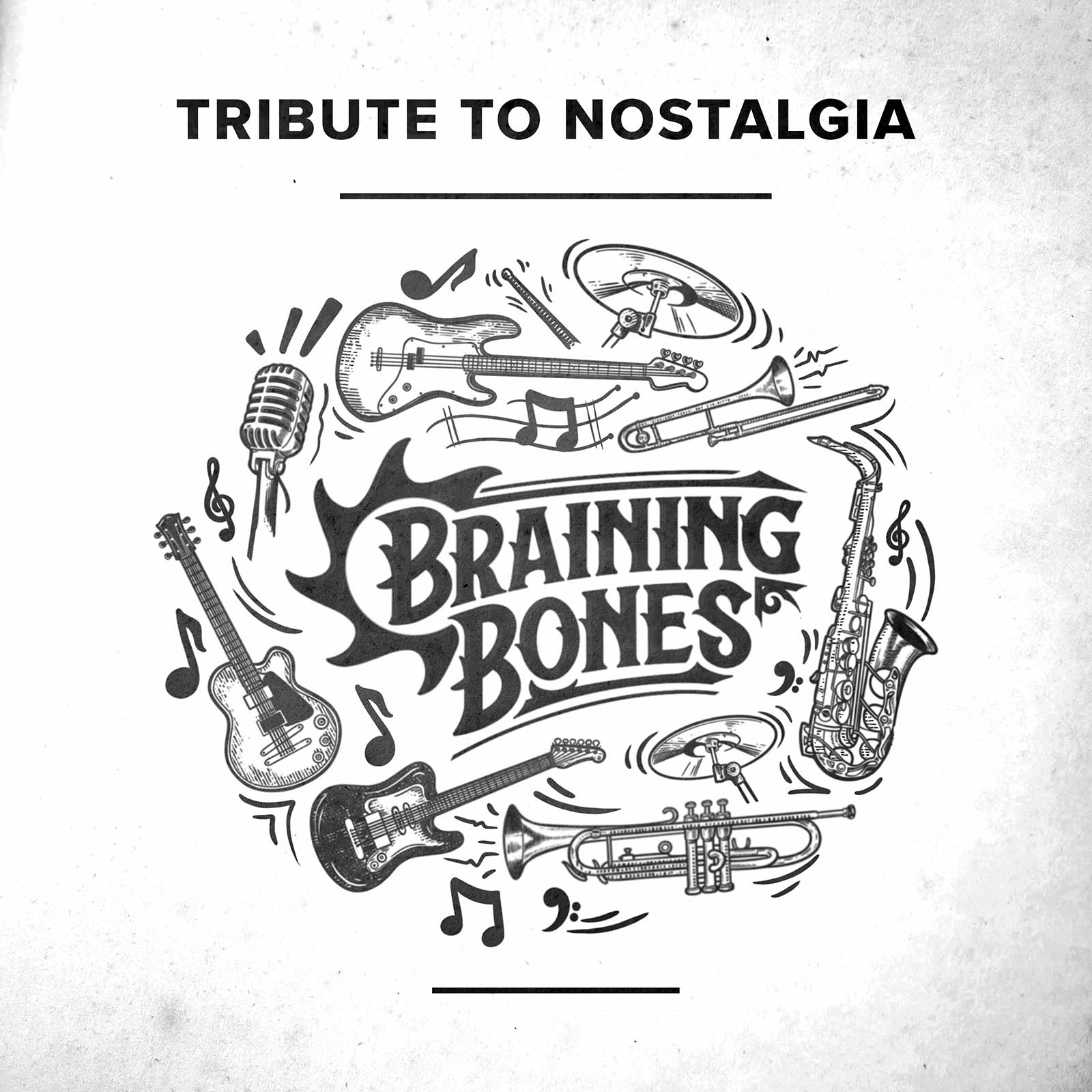 Braining Bones – Tribute to Nostalgia EP cover